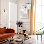 Бра с бронзовыми акцентами и прозрачными стеклянными каплями Droplet Bra варинант исполнения - 4 | Loft Concept в Волгограде