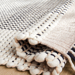 Ковер Woven from Wool с бахромой по краям варинант исполнения - 2 | Loft Concept в Волгограде