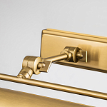 Светильник для картин цвета состаренная латунь с широким плафоном на прямоугольном основании Elstead Lighting варинант исполнения - 9 | Loft Concept в Волгограде