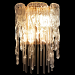 Бра с эффектом стекающего стекла и прозрачными трубками Textured Glass варинант исполнения - 1 | Loft Concept в Волгограде