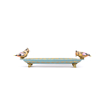 Блюдо фарфоровое Экзотические птички Vivole варинант исполнения - 2 | Loft Concept в Волгограде