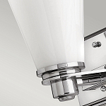 Бра для ванных комнат с белыми стеклянными конусными плафонами Hinkley варинант исполнения - 8 | Loft Concept в Волгограде