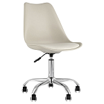 Офисный стул на металлическом основании EGGERY Beige варинант исполнения - 1 | Loft Concept в Волгограде