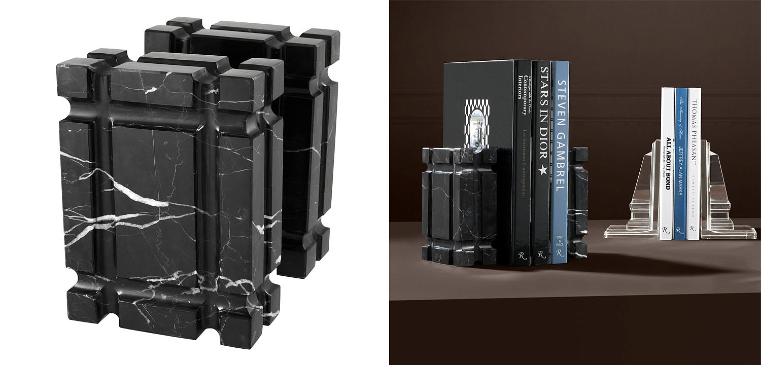 Держатель для книг Eichholtz BOOKEND LINEA SET OF 2 Держатель для книг Eichholtz BOOKEND LINEA SET OF 2 - Loft-Concept в Волгограде
