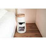 Керамический столик с деревянной столешницей "Пешка" варинант исполнения - 1 | Loft Concept в Волгограде