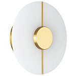 Бра с плафоном из камня в форме диска Buccio Stone Disk Wall Lamp варинант исполнения - 1 | Loft Concept в Волгограде