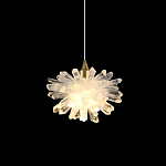 Подвесной светильник с натуральным горным хрусталем Crystal Shimmer варинант исполнения - 2 | Loft Concept в Волгограде