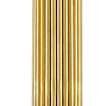 Подвесной светильник золотой в форме цилиндра из тонких металлических трубок  Long Tubular Lampshade варинант исполнения - 1 | Loft Concept в Волгограде