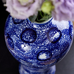 Ваза из фарфора сине-белого цвета Blue & White Ornament  варинант исполнения - 6 | Loft Concept в Волгограде
