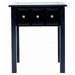 Черная тумба с выдвижным ящиком Monica варинант исполнения - 1 | Loft Concept в Волгограде