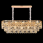 Люстра овальная каскадная с подвесками в форме колец Galaxy of Light варинант исполнения - 4 | Loft Concept в Волгограде