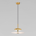 Светодиодный подвесной светильник латунь с мраморным рассеивателем варинант исполнения - 1 | Loft Concept в Волгограде