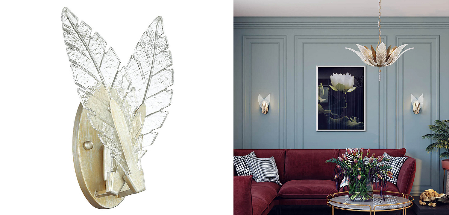Бра Glass Petals Sconce Бра Glass Petals Sconce - Loft-Concept в Волгограде