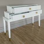 Премиальная Консоль с тремя ящиками Elsa Dreams White варинант исполнения - 2 | Loft Concept в Волгограде