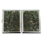 Портсигар на 10 сигарет с газовой зажигалкой из натурального камня Актиновит Stone Cigarettes Cases варинант исполнения - 4 | Loft Concept в Волгограде