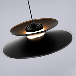 Подвесной светильник черного цвета из металла Obsidian Touch варинант исполнения - 4 | Loft Concept в Волгограде