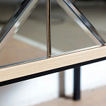 ТВ-тумба с зеркальным декором Serena TV-Stand варинант исполнения - 3 | Loft Concept в Волгограде