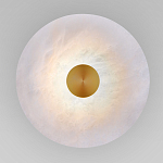 Бра светодиодный с мраморным рассеивателем латунь варинант исполнения - 1 | Loft Concept в Волгограде