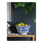 Чаша белая с синим цветочным узором Chino Dishes варинант исполнения - 4 | Loft Concept в Волгограде