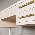 Большой Рабочий стол Primo с 5 выдвижными ящиками Светлый дуб варинант исполнения - 3 | Loft Concept в Волгограде