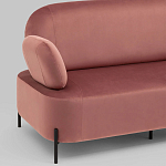 Диван в велюровой обивке цвета пыльная роза COLOR BLOCK варинант исполнения - 5 | Loft Concept в Волгограде