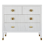 Бельевой Комод с 4 ящиками Elsa Dreams White варинант исполнения - 6 | Loft Concept в Волгограде