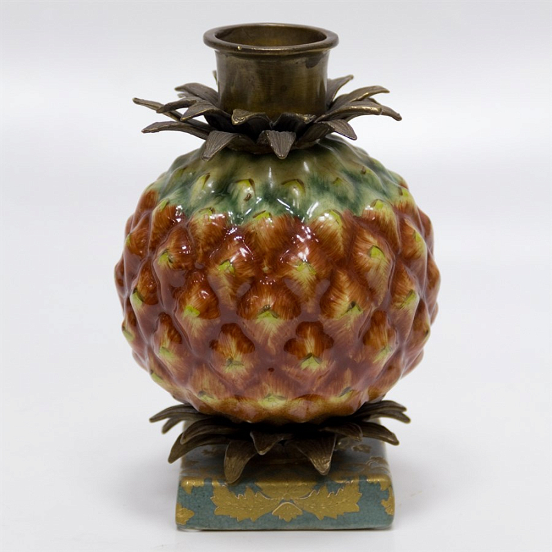 Подсвечник Pineapple Fruit Коричневый Бронза Зеленый Подсвечник Pineapple Fruit Коричневый Бронза Зеленый в Волгограде | Loft Concept