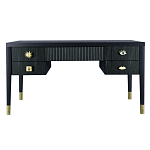 Письменный стол с 4-мя ящиками Elsa Dreams Black  варинант исполнения - 5 | Loft Concept в Волгограде