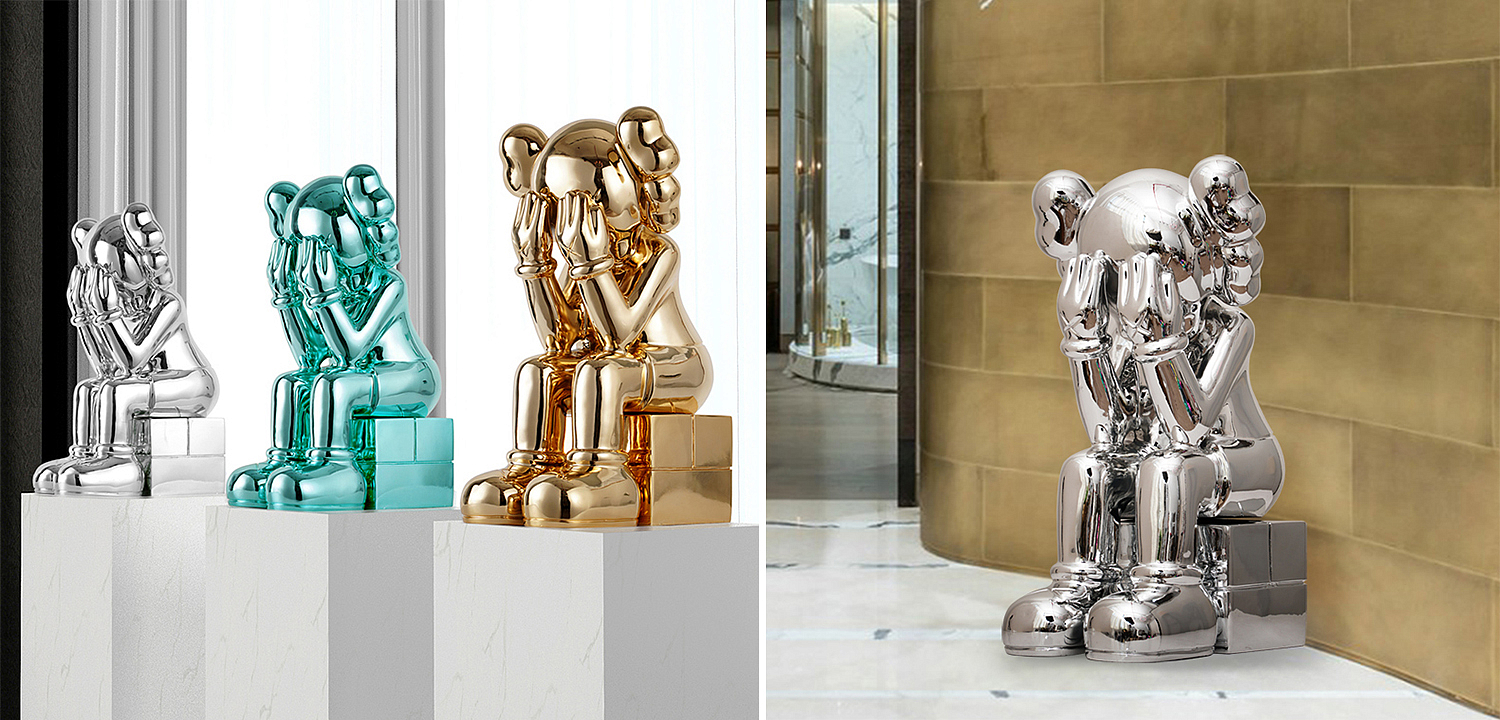 Статуэтка KAWS Passing Through Silver Статуэтка KAWS Passing Through Silver - Loft-Concept в Волгограде