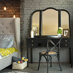 Туалетный столик Stylish Black варинант исполнения - 2 | Loft Concept в Волгограде