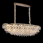 Люстра овальная с каскадом из подвесных прозрачных элементов Attractiveness варинант исполнения - 1 | Loft Concept в Волгограде