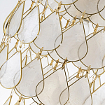 Подвесной светильник с декором из натуральной морской ракушки Iridescent Light варинант исполнения - 8 | Loft Concept в Волгограде