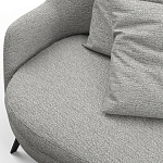 Мебельная ткань Шенилл серый цвет 138 см T4-29 варинант исполнения - 4 | Loft Concept в Волгограде