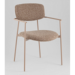 Стул Doe с подклокотниками коричневый варинант исполнения - 1 | Loft Concept в Волгограде