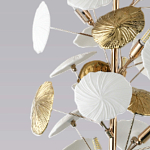 Торшер в виде белых и золотых цветов Bouquet of Light варинант исполнения - 3 | Loft Concept в Волгограде