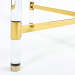 Кофейный столик со столешницей из стекла Crossy варинант исполнения - 4 | Loft Concept в Волгограде