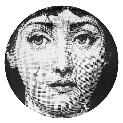 Декоративная тарелка Fornasetti 30.CR.BW.R01-243
