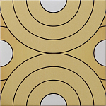 Дизайнерская плитка с узором Диски варинант исполнения - 2 | Loft Concept в Волгограде