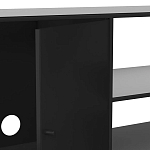 ТВ-тумба из металла с 2-мя дверцами и полками Damian Metal TV Stand варинант исполнения - 4 | Loft Concept в Волгограде