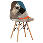 Стул с обивкой в технике пэчворк DSW варинант исполнения - 1 | Loft Concept в Волгограде