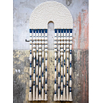 Настенное украшение из нитей Корона с кисточками Crown Wall Hanging варинант исполнения - 1 | Loft Concept в Волгограде