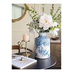 Ваза с мотивами цветущего сада с попугаями Vase Inspired by Nature варинант исполнения - 5 | Loft Concept в Волгограде