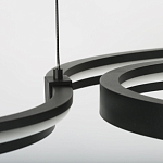 Люстра подвесная светодиодная в виде волнообразной ленты Ribbon Vortex варинант исполнения - 8 | Loft Concept в Волгограде