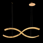 Люстра волнистой формы с фактурным хрустальным плафоном Light Delight варинант исполнения - 2 | Loft Concept в Волгограде