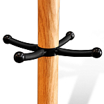 Вешалка с круглым основанием и черными металлическими крючками Industrial Metal Rust варинант исполнения - 2 | Loft Concept в Волгограде