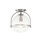 Потолочный светильник с прозрачным стеклянным шаром с эффектом пузырьков Hinkley варинант исполнения - 7 | Loft Concept в Волгограде