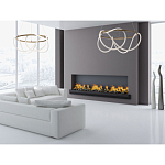 Люстра подвесная круглая золотого цвета с белыми изогнутыми световыми линиями Luke Lampco Tracer Lamp варинант исполнения - 12 | Loft Concept в Волгограде