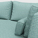 Мебельная ткань Шенилл бирюзовый цвет 142 см T4-61 варинант исполнения - 8 | Loft Concept в Волгограде