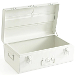 Металлический сундук Metal Chest White варинант исполнения - 2 | Loft Concept в Волгограде