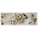 Поднос для ванны из эпоксидной смолы с цветами белая Epoxy Resin Flowers Bath Tray White варинант исполнения - 1 | Loft Concept в Волгограде